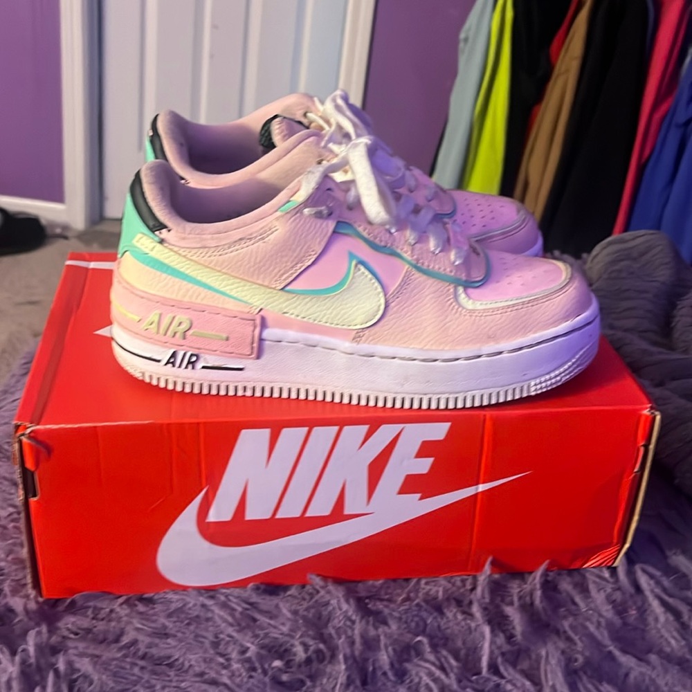 Pink Nike Air forces